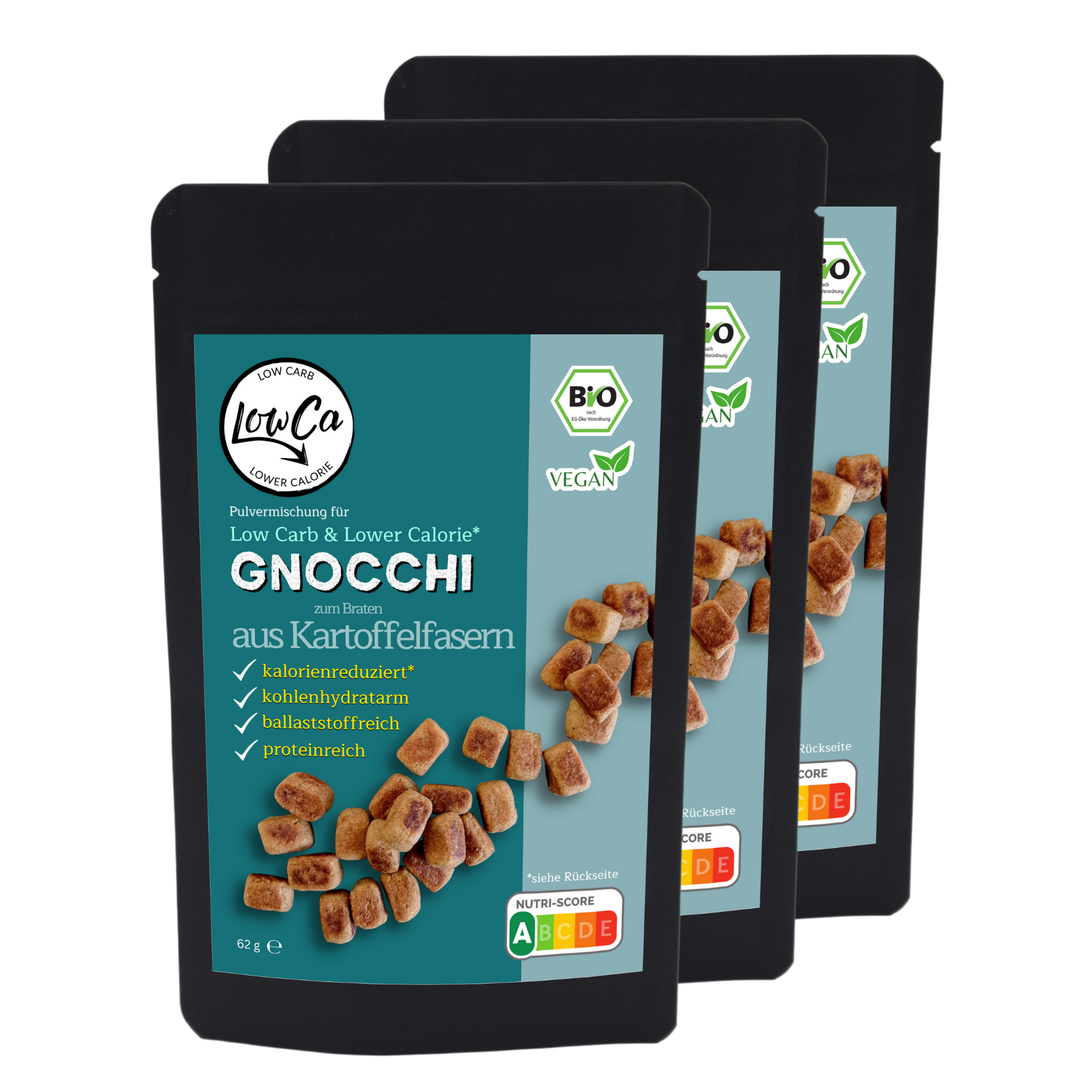 low carb kalorienarm gnocchi rezepte sparpaket