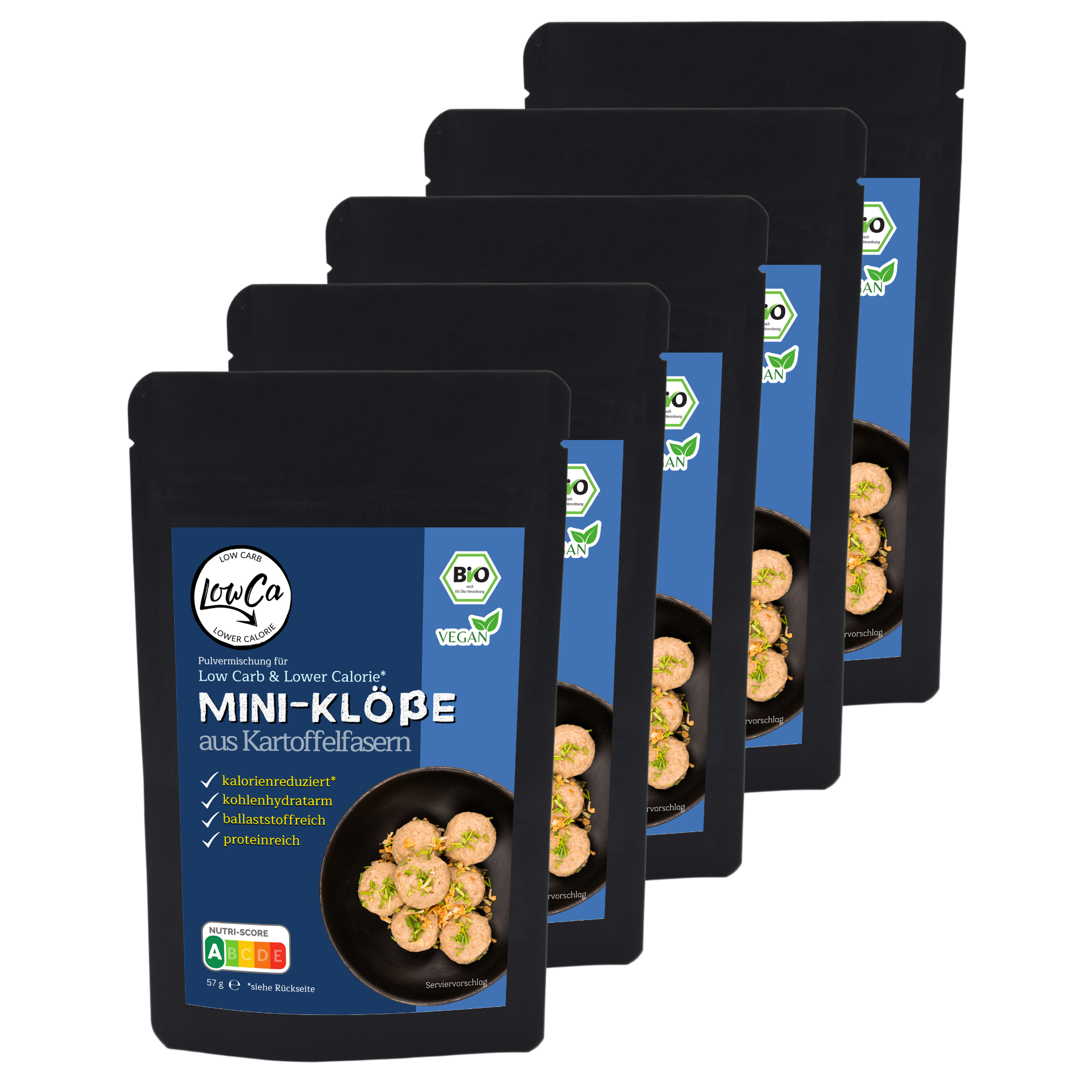 low carb kalorienarm rezepte diät klöße proteinreich eiweißreich sparpaket