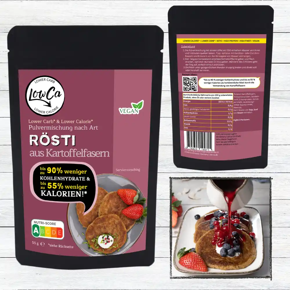 Low Carb Rösti aus Probierbox
