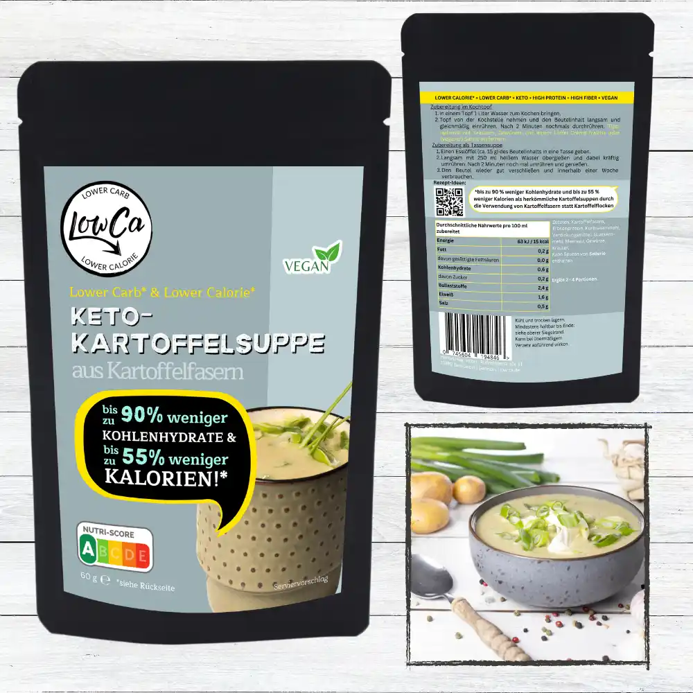 Low Carb Kartoffelsuppe aus Probierbox
