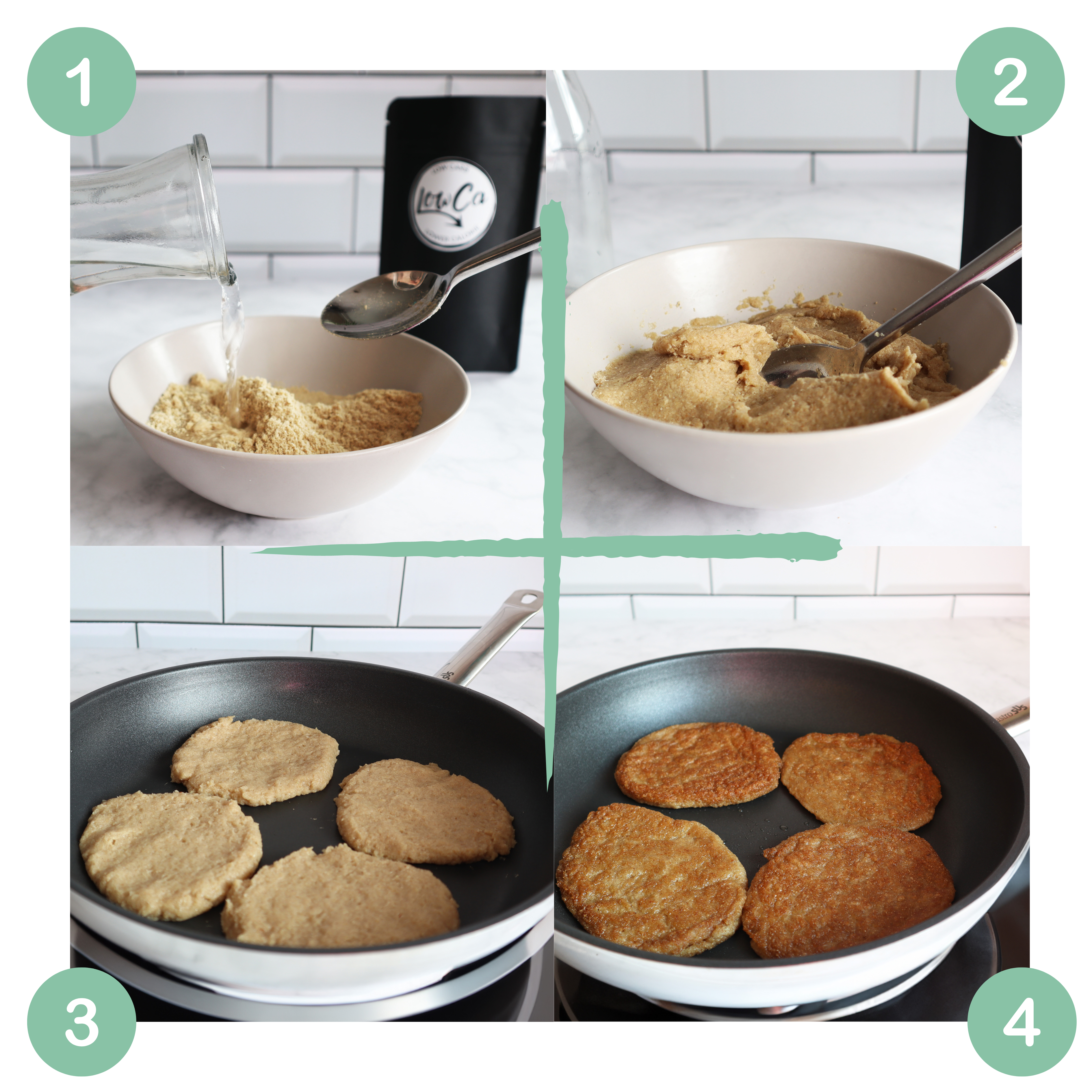 low carb kalorienarm rösti zubereitung anleitung rezepte pancakes wraps
