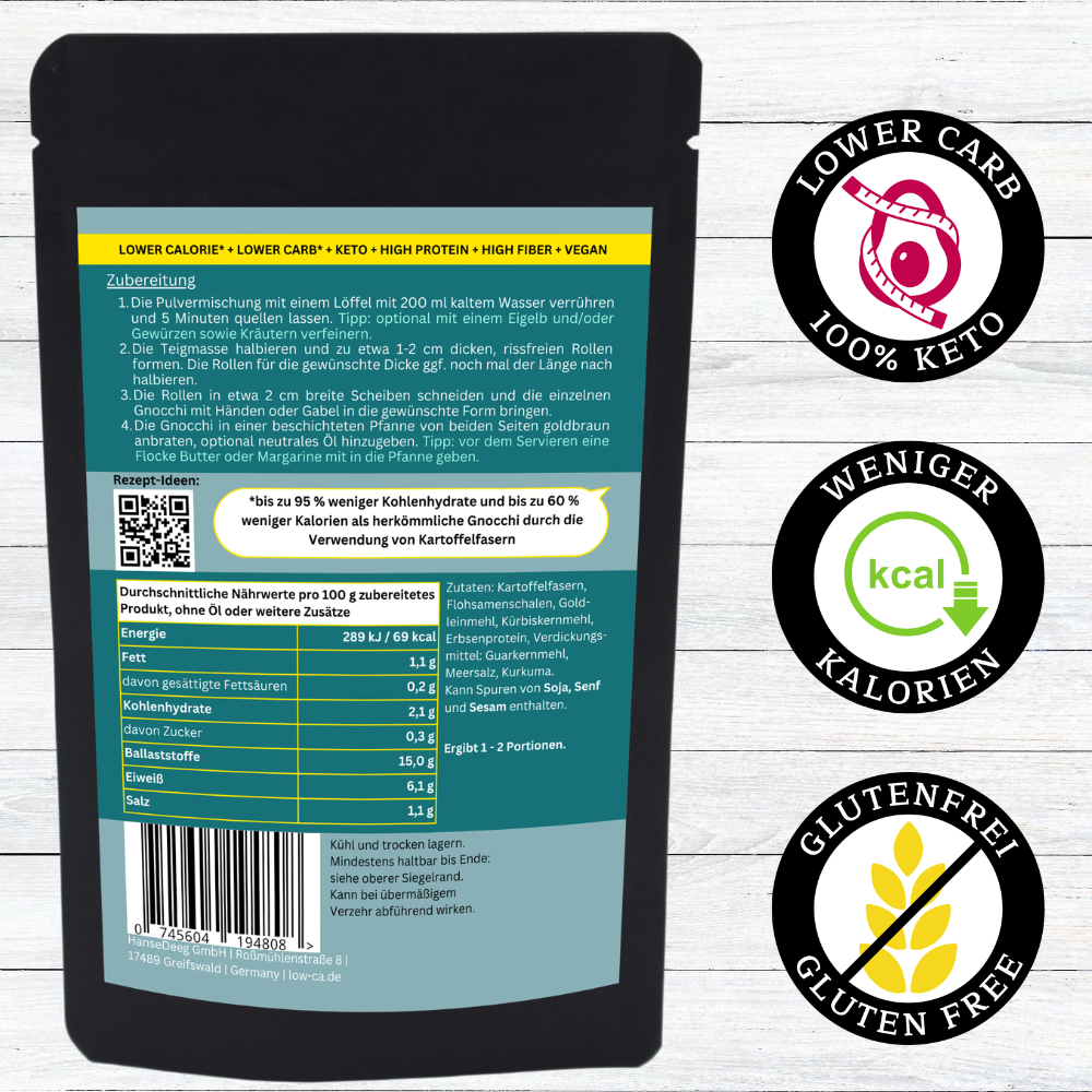 Gnocchi ohne Kohlenhydrate Alternative